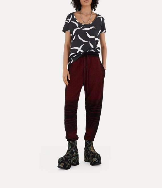 Vivienne Westwood Check Trousers in BLACK/RED